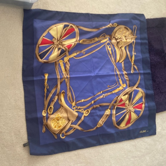 Celine Accessories - Celine Silk Scarf